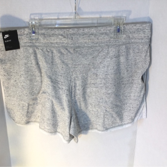 NWT NIKE SLIM FIT SPORTSWEAR HEATHER GRAY SHORTS SIZE - XL - Picture 5 of 11